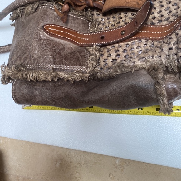 Free People leather satchel bag. Appr: 12by15 size. - Picture 11 of 11